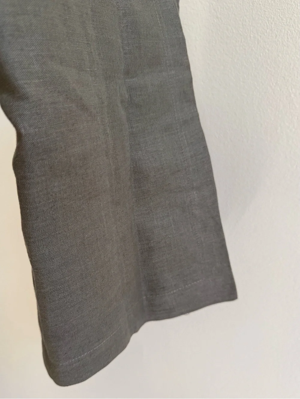 RH Italian Heritage Washed Linen Sham 28x34 Graphite Gray
